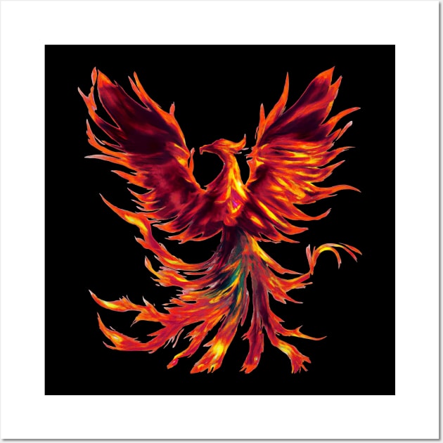 Rising Phoenix Wall Art by AngelsWhisper